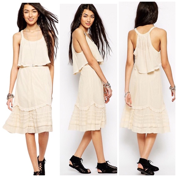 Free People Dresses & Skirts - {FREE PEOPLE} NWOT ‘Calida’ Crop Top & Skirt Set